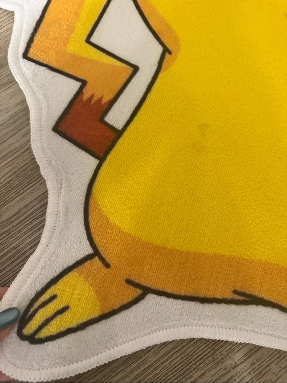 Pikachu Wall Decor Accent - Yellow Pokémon Plush Art. Rug